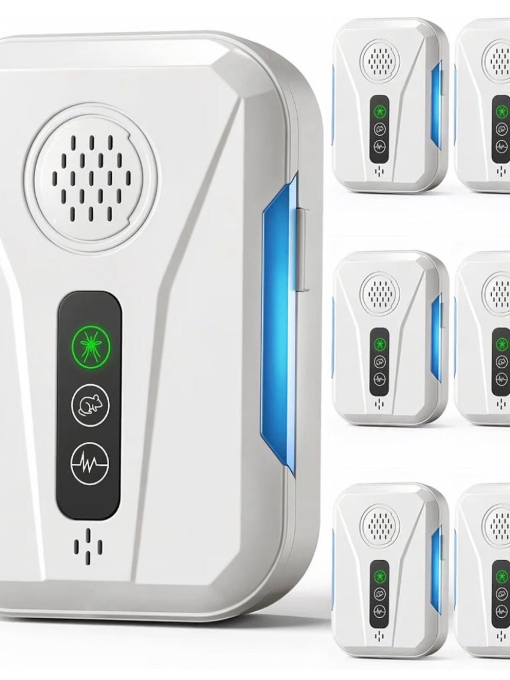 Electronic Pest Repeller - White with Blue Accent